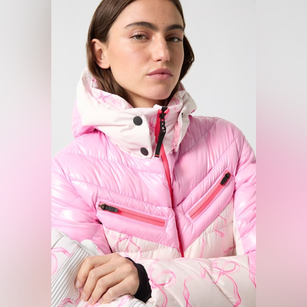 LoveShackFancy X Bogner Fire + Ice Pink Bow Ski Outfit - Picture 3 of 15